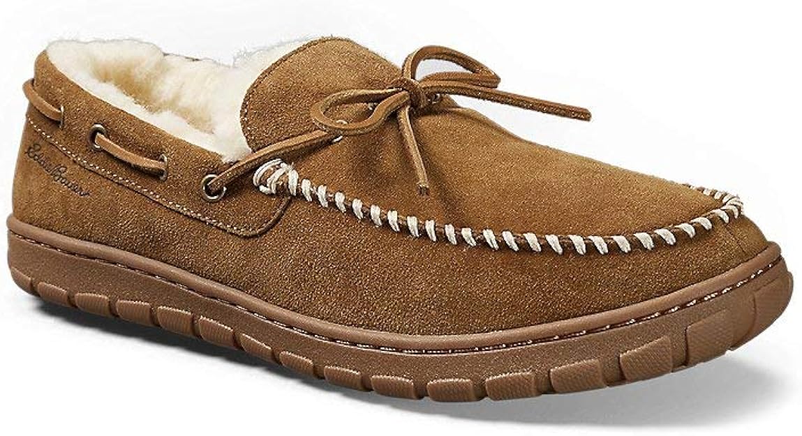 eddie bauer shearling boot slipper
