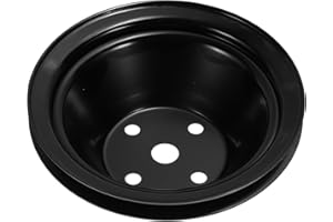 FUELHOOD Water Pump Pulley for Chevy SBC Small Block 262 265 267 283 302 305 307 327 350 400 LWP Single-Groove Long Water Pum