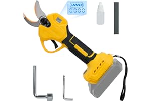 HLIEPIHA Cordless Pruning Shears for Dewalt 20V Battery, Brushless Electric Pruning Shears with LCD&SK5 Blades, 1.2"(30mm) Cutting Diameter Cutting for Gardening Tree Pruning(No Battery)