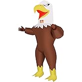 M MH ZONE Halloween Inflatable Costume for Adults&Kids Eagle Costume Full-Body Cosplay Suit for Halloween, Christmas,Carnival