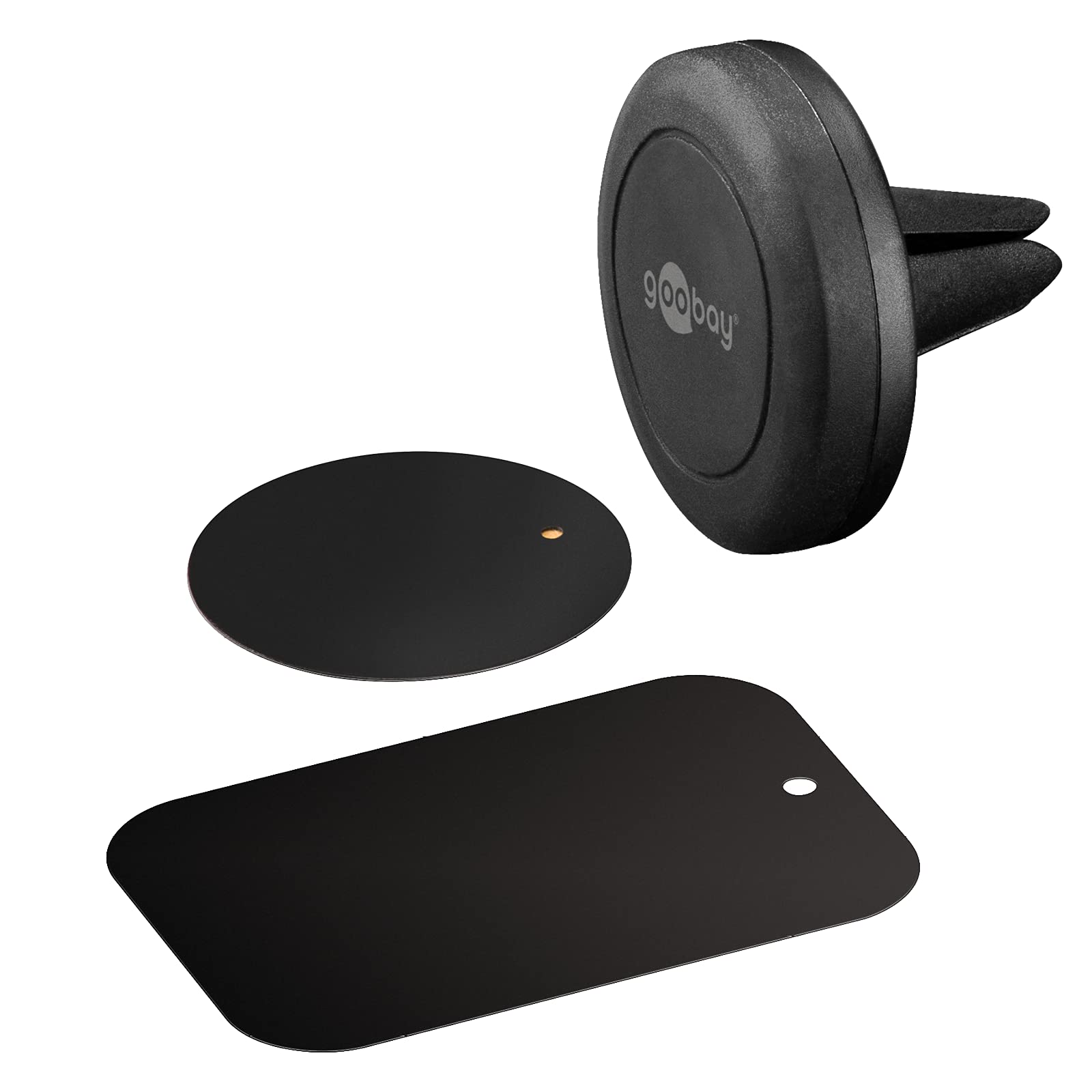 Goobay Universal Magnetic Holder Set for Smartphones - Black — image 1