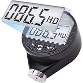 Shore D Hardness Tester Meter Portable 0-100HD Digital Durometer D for Rubber, Tire, Plastic, Thermal Plastic, Flooring, Bowling Ball with Large LCD Display