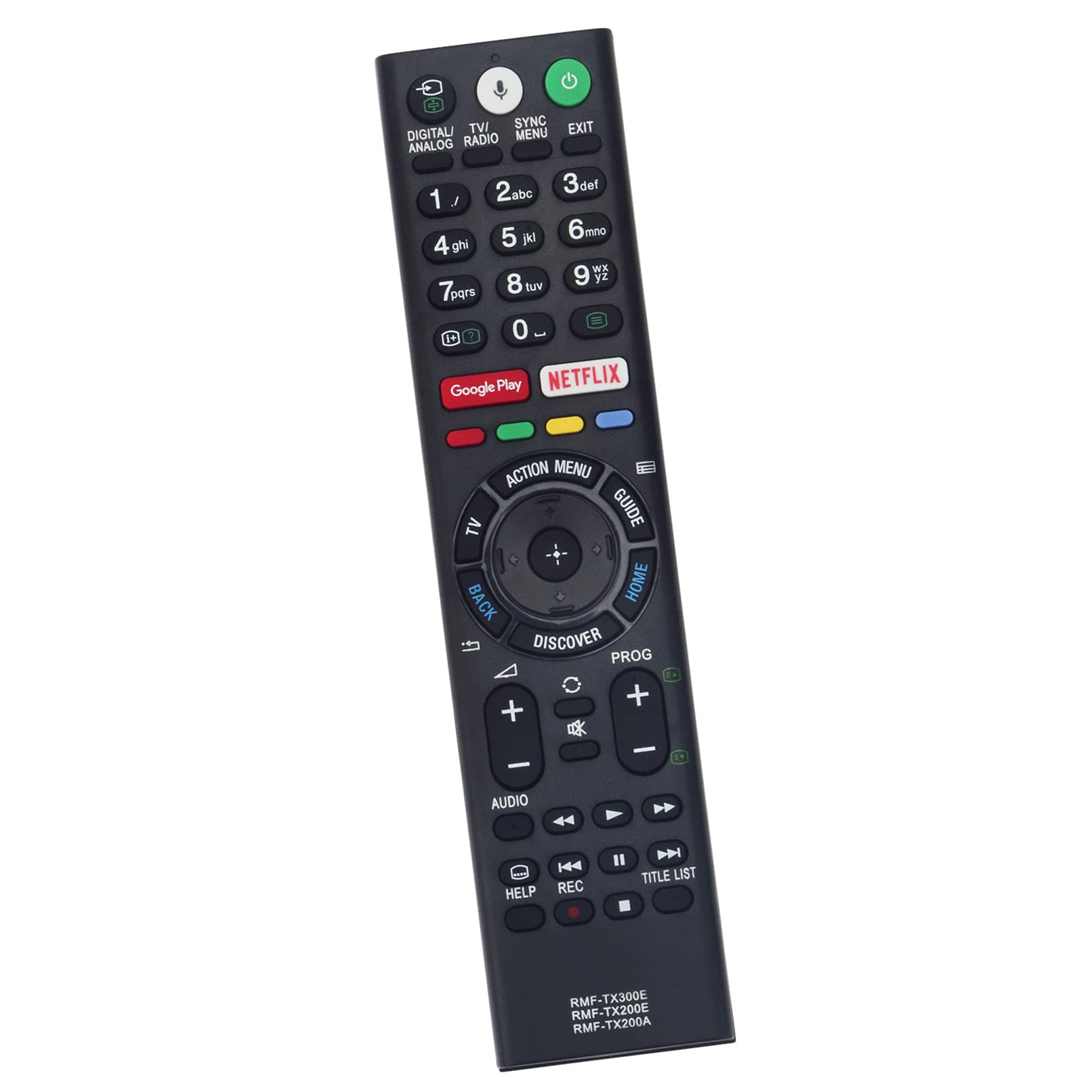 ALLIMITY Voice Remote Control Replace fit for Sony Bravia TV RMF-TX300E RMF-TX200E RMFTX300E RMFTX200E