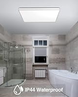 zemty 36W LED Ceiling Light 3240LM IP44 Daylight White Square Flush Mount view 2