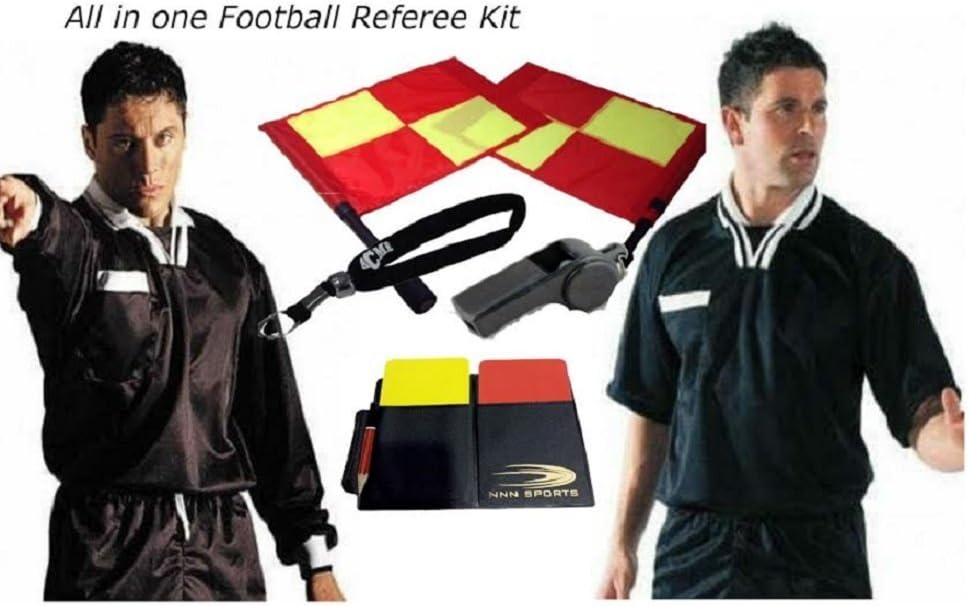 NNN All in one Football Referee Kit Shirt Shorts Socks SXL Short or
