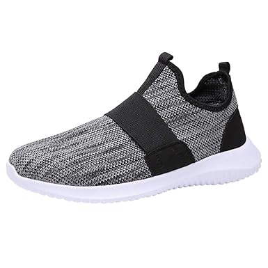 Mens Mesh Breathable Shoes Men Casual Slip On Sports
