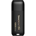 TEAMGROUP C175 128GB USB 3.2 Gen1 (USB 3.1/3.0) Read 100MB/s Flash Thumb Drive, Memory Stick Compatible with Computer/Laptop Matte Black TC1753128GB01