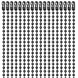 30 Inch Gun Metal Finish #3 Ball Chain Necklaces 25 Count