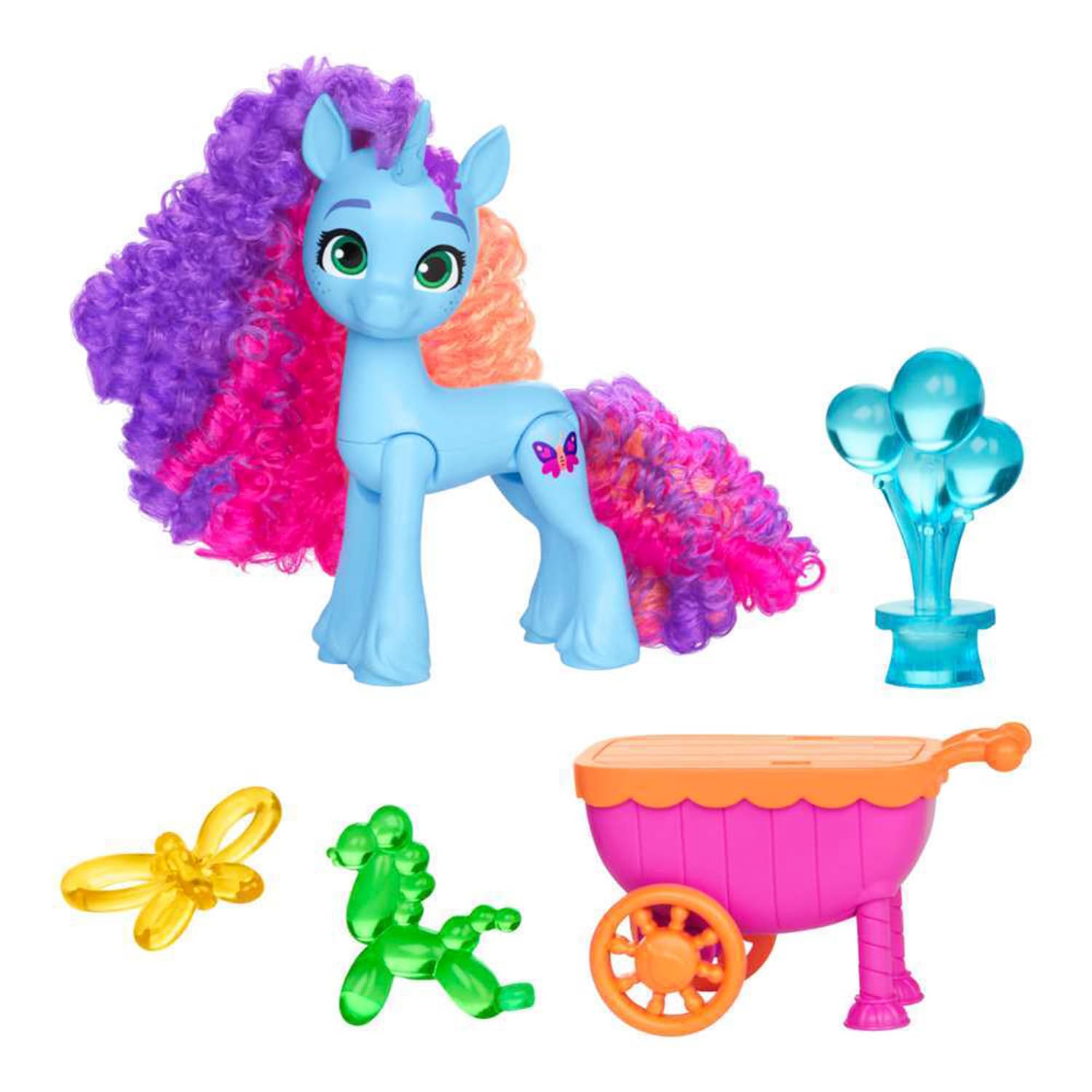 My Little Pony Toy Figures Set for Girls - Bundle with 2 MLP Dolls Misty Brightdawn and Sunny Starscout with Accessories, Stickers, More | My Little Pony Figurine for Kids
