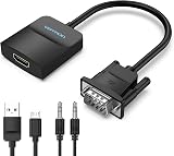 VENTION VGA to HDMI Adapter Converter with Audio 1080P PC Laptop Monitor ABS view 1