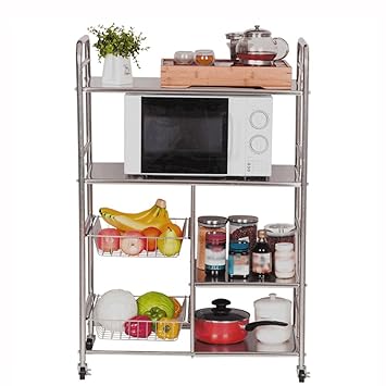 Estantes y soportes para ollas y sartenes HWF Multi-Layers Kitchen Metal Rack 4 Tier