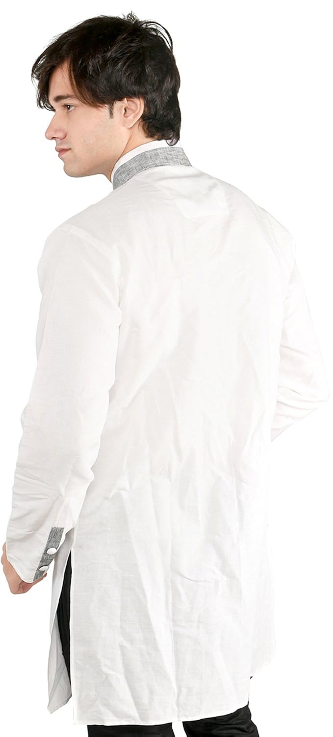 new looks men's linen kurta