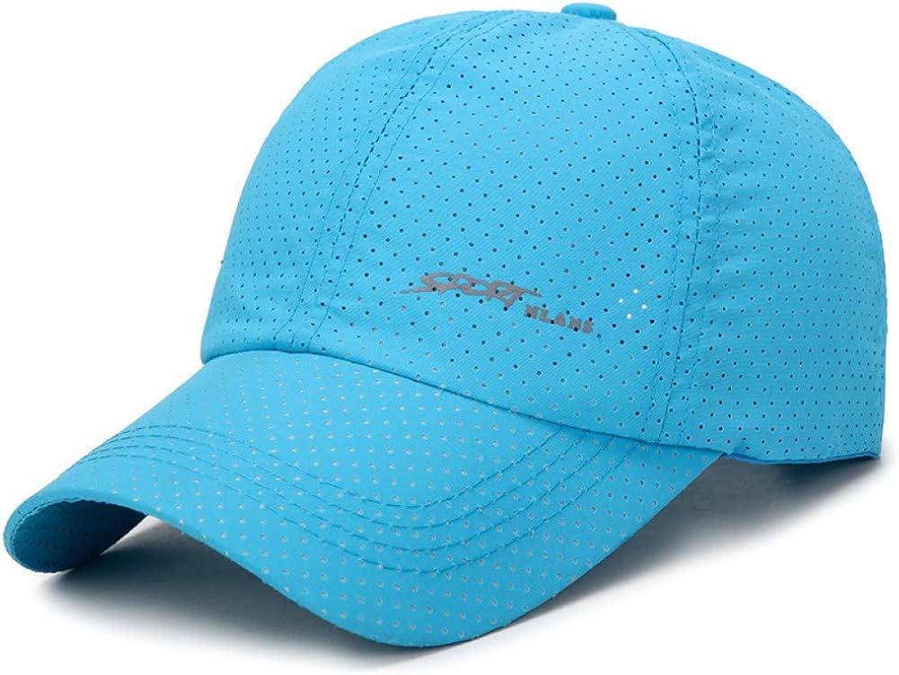YPORE Einfarbiger Schlag Baseballkappe Sommer Stretch-Stoff Atmungsaktives Mesh Cap Herren ...