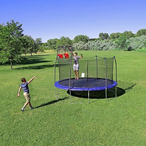Skywalker Trampolines 15’ Trampoline Double Basketball Hoop Accessory