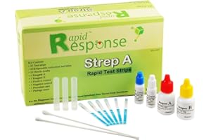 Rapid Response STR-15S25 Strep A Test Kit (Pack of 25)