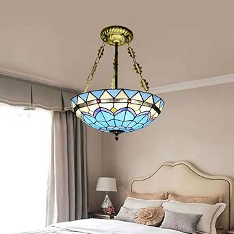 Retro Tiffany Style Chandeliers Lighting, Stained Glass ...