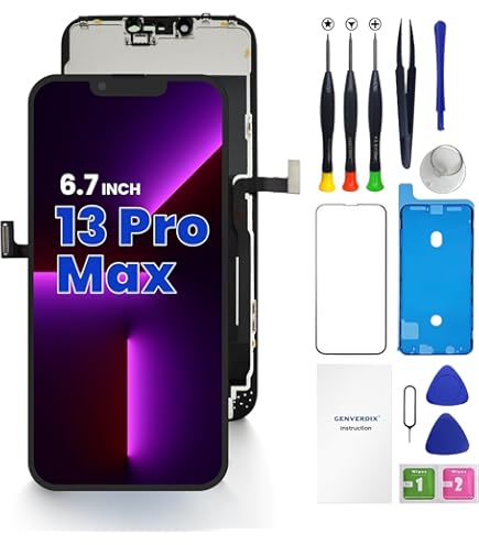 Amazon.com: iPhone 13 Pro Max Screen Replacement Kit 6.7'' LCD