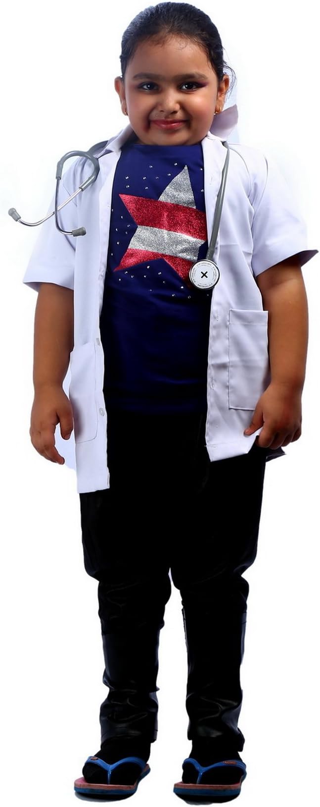Shree Balaji Dress Big Boys' Doctor Community Helper Fancy Dress Costume