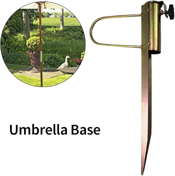Beach UmbrellaAnchors, 16.5 inches Pole Holder AnchorStake Metal Stand Holder