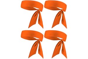 KNINMDOR Head Tie, Tennis Headbands Tie Back, Sweat Wicking Ninja Karate Running Headband Headwrap for Men Women Kids Girls Boys