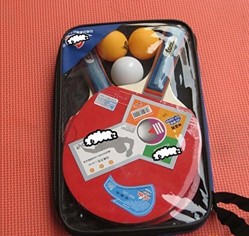 Premium Edition Package 231 Square Ball Table Tennis Racket Three Fast-break Arc-shaped Double-sided Anti-plastic