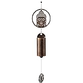 VP Home 31-inch Rustic Zen Buddha Wind Chimes for Outside Unique Zen Buddha Windchimes Outdoor Decorations Garden Decor Buddh