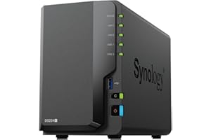 Synology 2-Bay DiskStation DS224+ NSA Server | Intel Celeron J4125 4-Core 2.0 GHz | 6GB DDR4 RAM | 8TB (2 x 4) 3.5" HDD