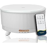Diffusers for Essential Oils Large Room, 500ml Aromatherapy Diffuser Cool Mist Humidifier with Remote Control,7 Colors Lights & 3 Mist Mode Waterless Auto Off for Women Office Home W