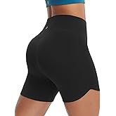 baleaf Womens 5" Biker Shorts High Waisted Workout Spandex Short Tummy Control Gym Yoga Athletic with Pocket