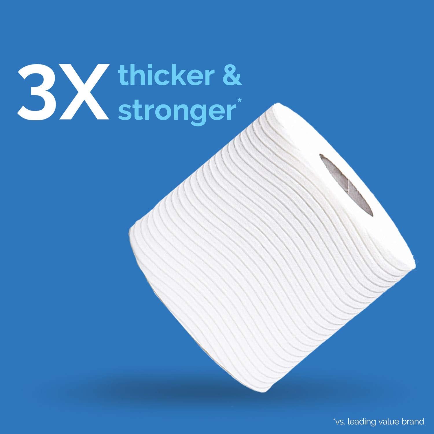 Cottonelle Ultra CleanCare Soft Toilet Paper with Active CleaningRipples, 24 Family Mega Rolls: Health & Personal Care