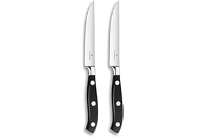 Victorinox Grand Maître Steak Knife 2-Pieces, Serrated Edge, 12 cm, 7.7242.2W