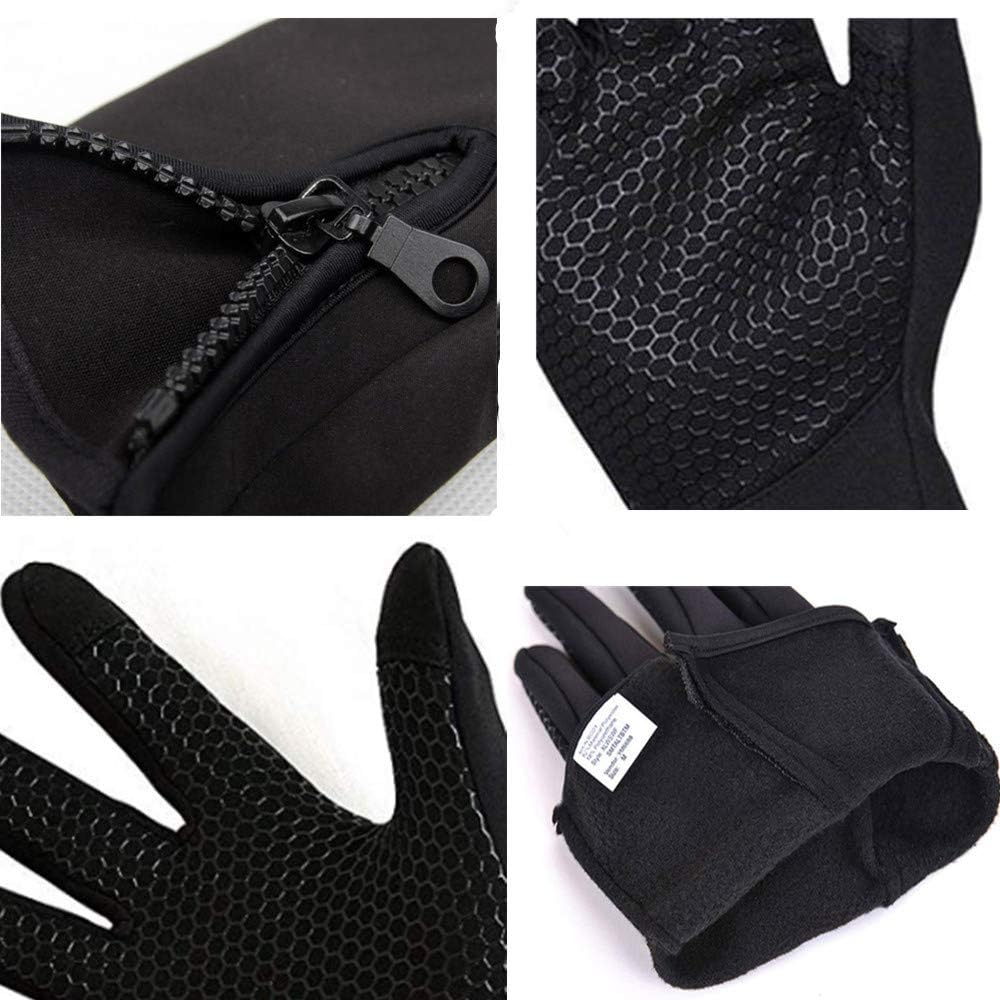COTOP Cycling Gloves for Men Winter with Touchscreen, Anti-Slip Outdoor Recreation Gloves Women, Cold Weather Full Finger Gloves for Running Sports, Bike, Driving, Climbing: Sports & Outdoors