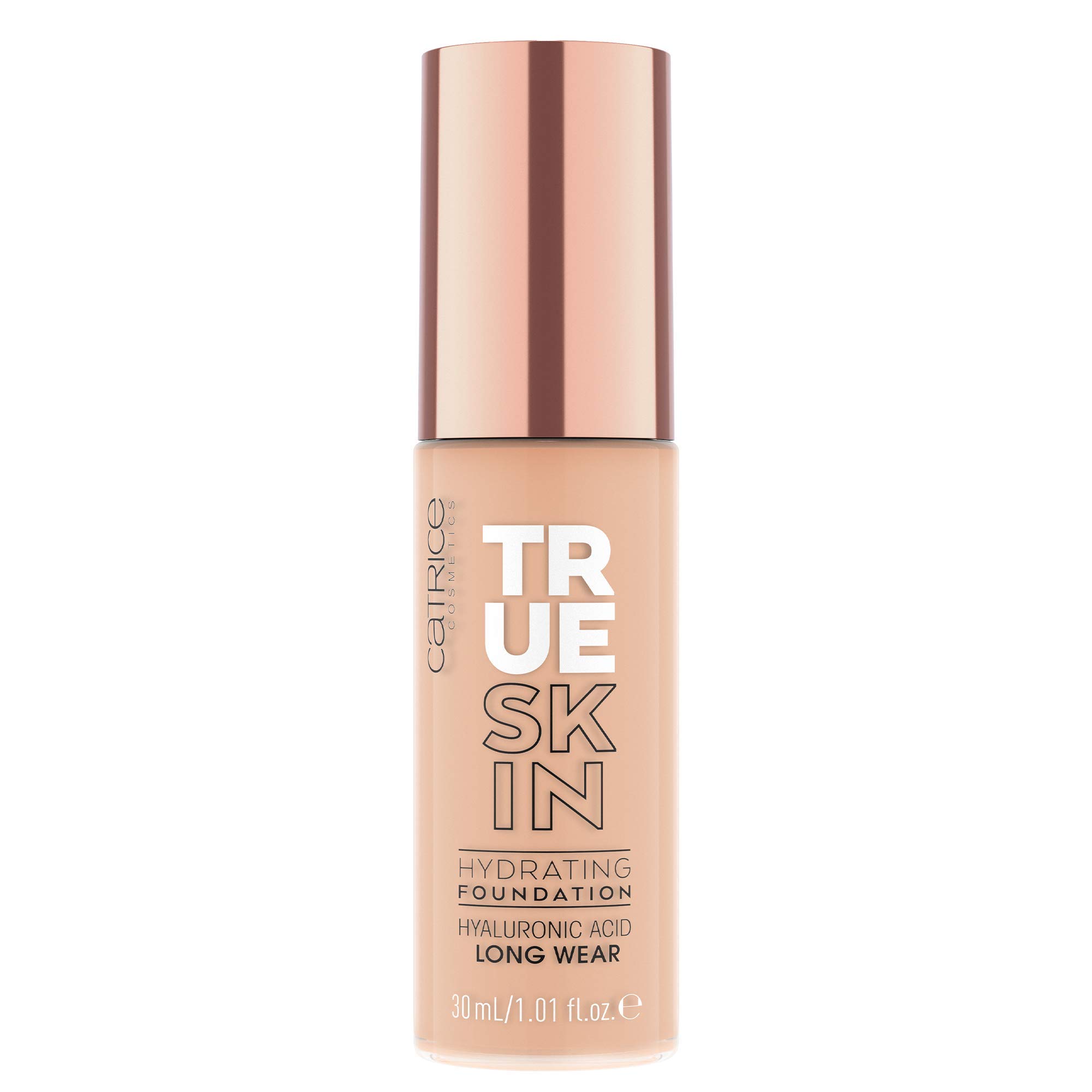 Catrice True Skin Hydrating Foundation, No. 018, Nude, Moisturising, Long-Lasting, Natural, Vegan, Alcohol-Free, Paraben-Free, No Microplastic Particles, Pack of 1 (30 ml) โ image 1