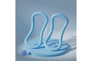 Two small Pilates rings designed for calf massage and leg exercises