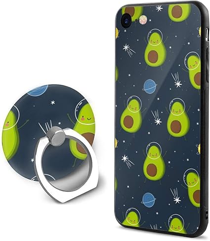 Amazon かわいい漫画のアボカド Iphone6plus ケース Iphone6s Plus ケース Cases リング付き ソフト Tpu 軽量 薄型 擦り傷防止 取り出し易い 携帯カバー 落下防止 柔らかい オシャレ 耐衝撃 ケース カバー ケース カバー 通販
