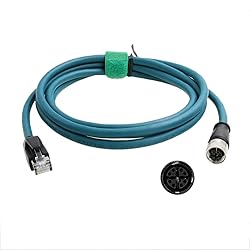 HangTon Ethernet Cable M12 X-Coded 8 Pin Female to