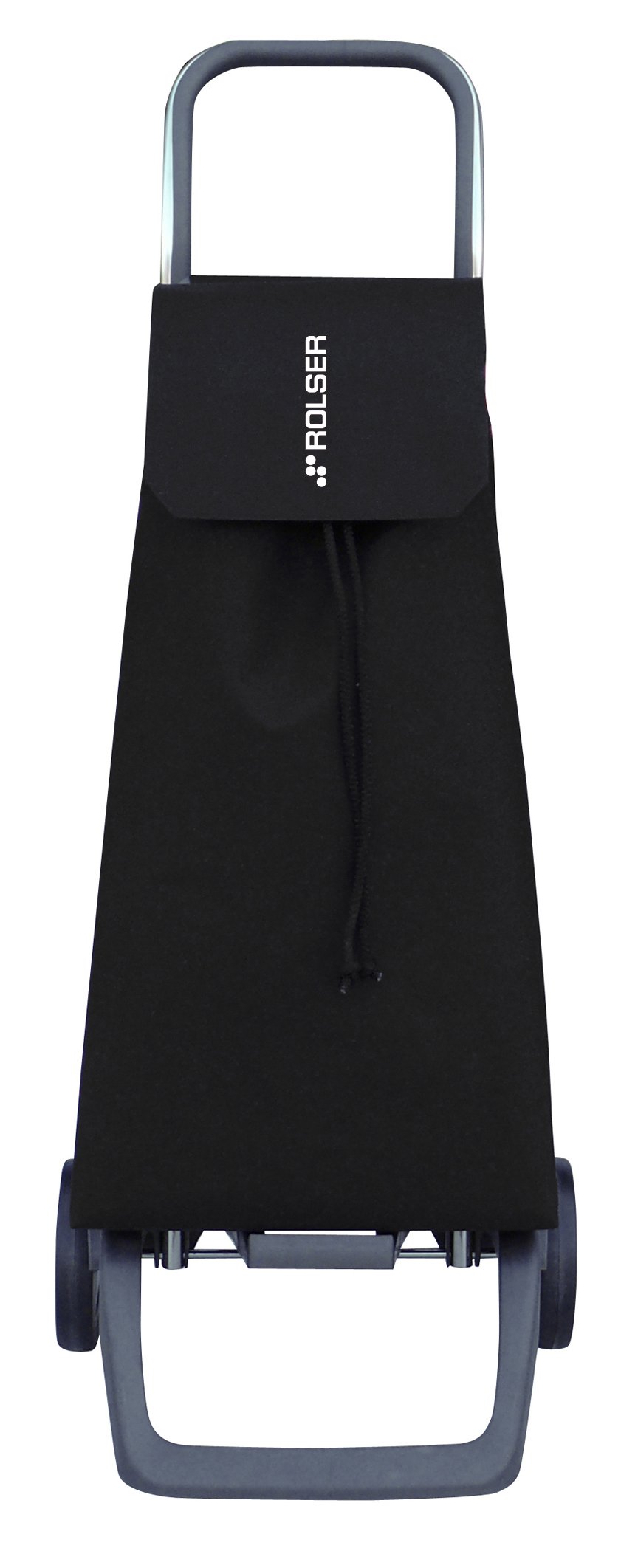 ROLSER Jet Casual Daypack Bag Organiser 2 Wheel Shopping Trolley ,Black