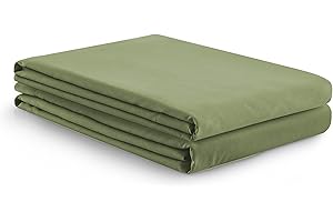 VANTA REPUBLIC King Flat Sheets Only, Single, Microfiber, 2000 Series, High Thread Count, Double Brushed -Breathable-Non Pilling-Fade, Stain & Shrink Resistant-Super Soft-Elegant-Wrinkle Free-Easy Wash (Sage, King)