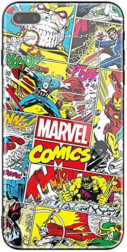 iPhone Series Protective Cases Street Fashion Marvel Comics Glass Protector (iPhone Xr)