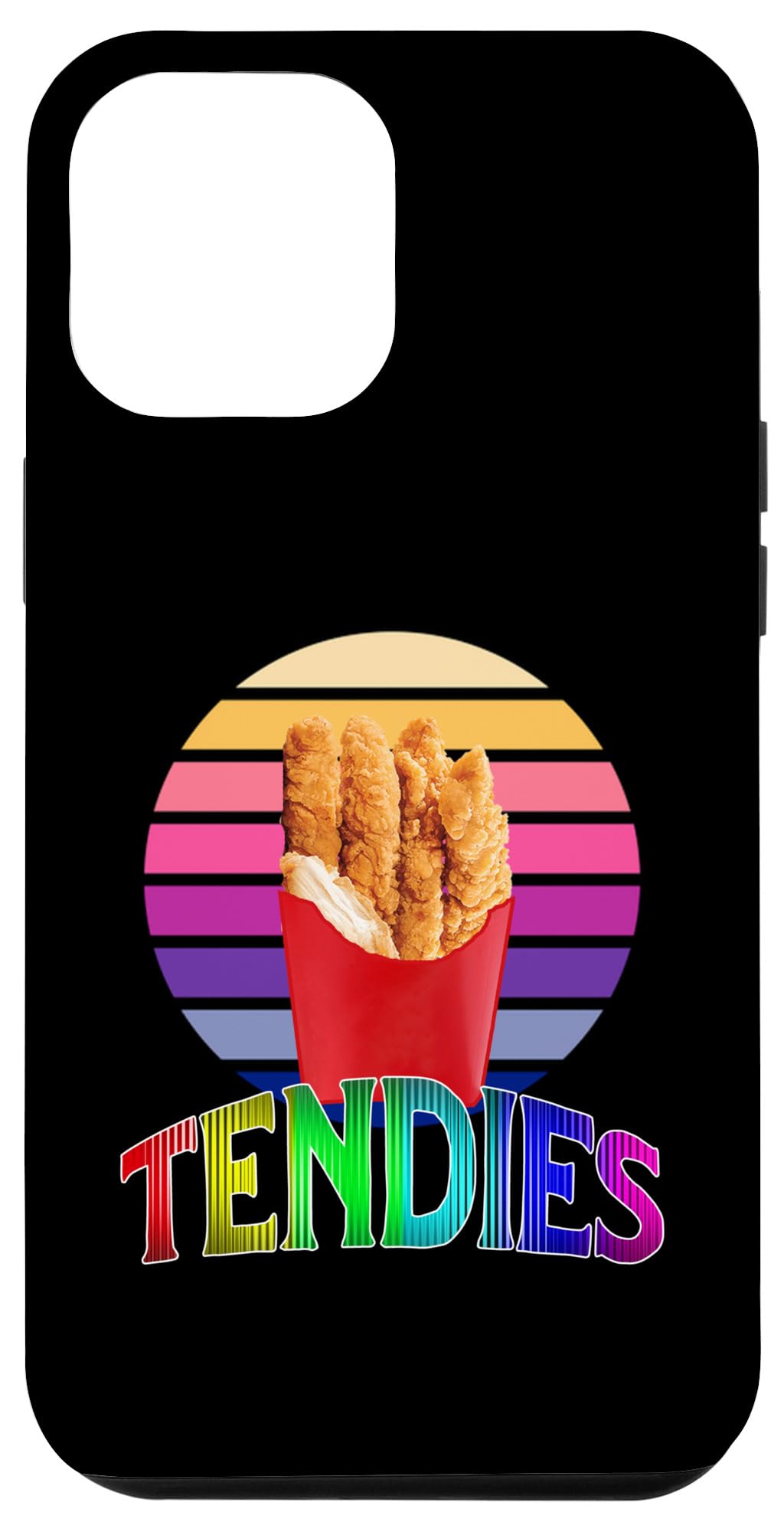 iPhone 12 Pro Max Tendies Chicken Tendies Retro Case