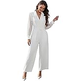 Love Welove Fashion Women’s Dressy Fall Jumpsuits – Long Sleeve Formal Rompers, Elegant Wedding Guest & Evening Outfits