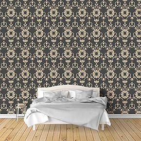 Wall Murals for Bedroom Beautiful Chinese Traditional Pattern Removable Wallpaper Peel and Stick Wall Stickers - 66x96 inches