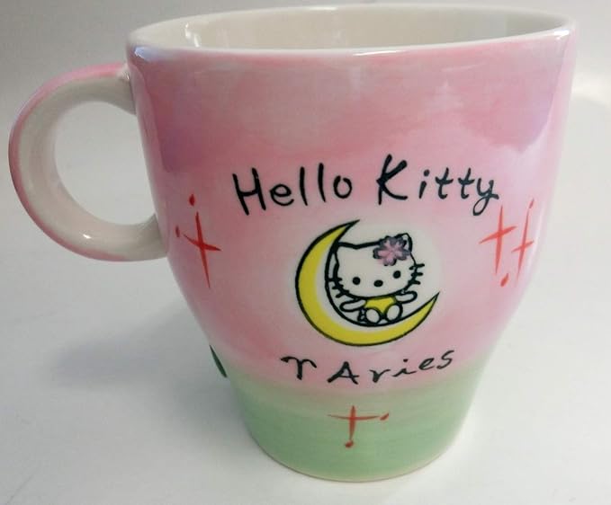 Amazon Co Jp Hello Kitty Birthday Mug ハローキティ バースディマグ 誕生日 マグカップ コップ 牡羊座 おひつじ座 Virgo 3 29 3月29日 March 29th ホビー
