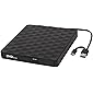 External CD Drive, USB 3.0 Optical Drive Type C Dual Port DVD Burner CD DVD Rewriter Burner Writer Compatible with…