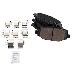 TRQ Rear Brake Pads Ceramic Compatible with