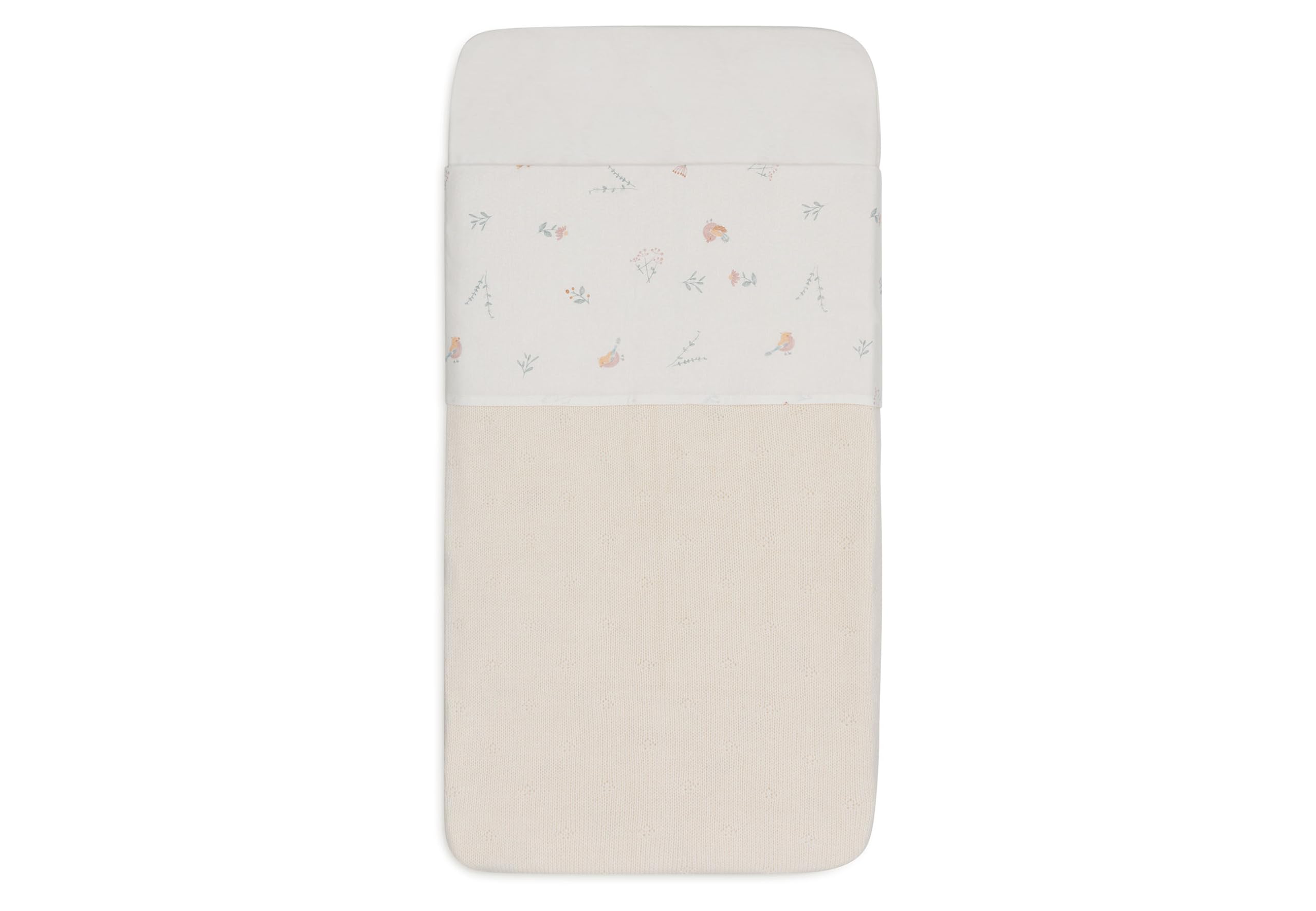 Jollein Lovely Birds Children's Bed Sheet 120 x 150 cm 100% Cotton Oeko-Tex Certified