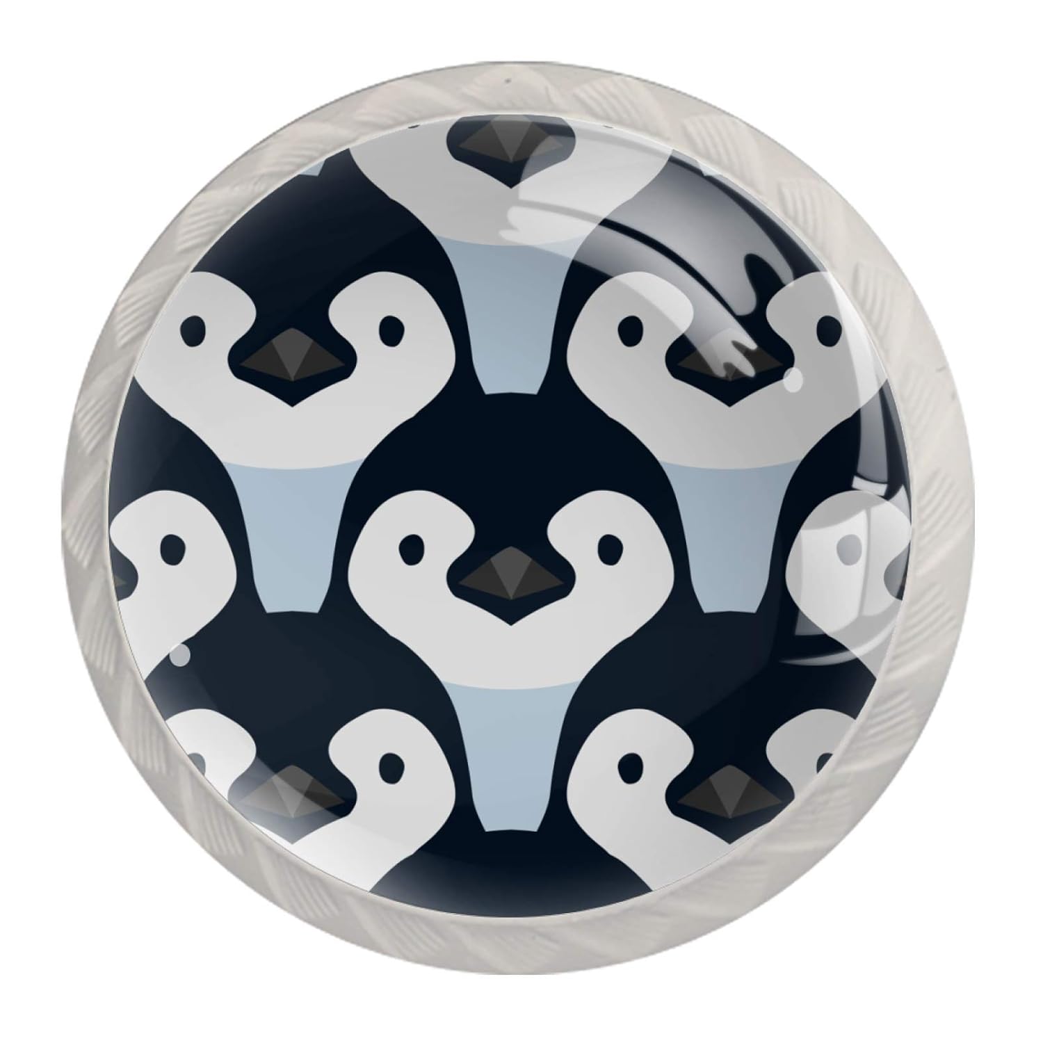 Küchenschrankknöpfe Tierpinguin Nachttischknöpfe Bemalte Schrankknöpfe