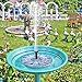 Cocofit Upgraded Solar Fountain with Battery Backup and 6 Nozzles, Floating Solar Water Fountain Pump, 2.5W Solar Powered Fountain Pump for Birdbath, Garden, Pond, Pool, Fish Tank, Aquarium