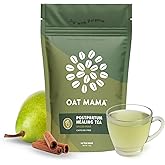 OAT MAMA Postpartum Recovery Tea - Spiced Pear | Calming & Healing Tea for Hormone Balance | Organic Postpartum Support for Moms