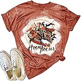 T&Twenties Women Halloween Shirts Casual T-Shirt Short Sleeve Graphic Tees Tops